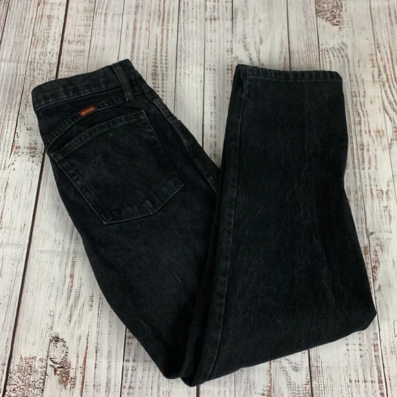 Rustler straight leg black jeans sz 33x30 - Picture 11 of 13